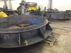 Клапан типа ПГВУ по чертежу заказчика в Узбекистане